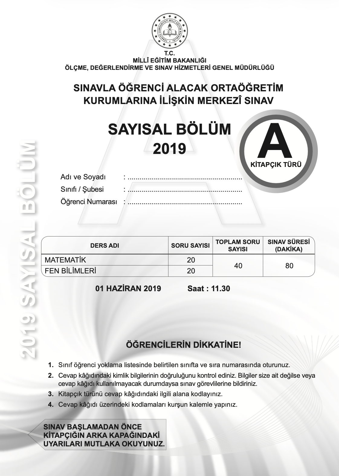 2019Sayısal