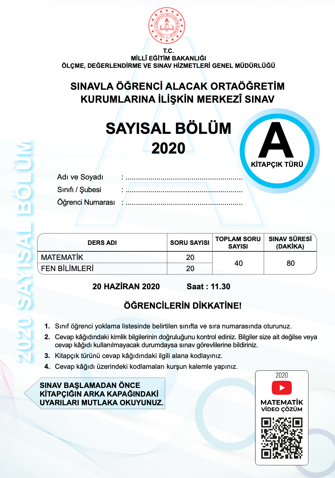 2020Sayısal